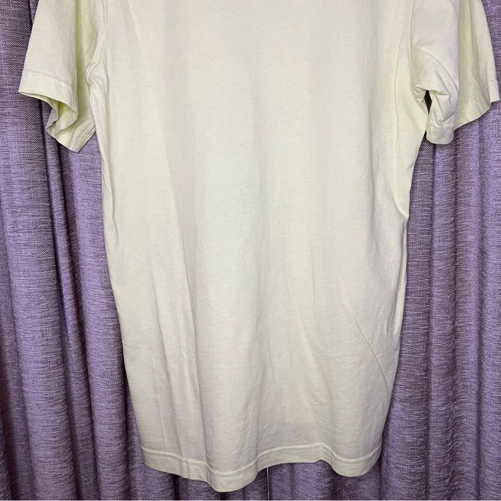 Adidas Men’s Trefoil Essentials Yellow Tint Short Sleeve T Shirt Size Small